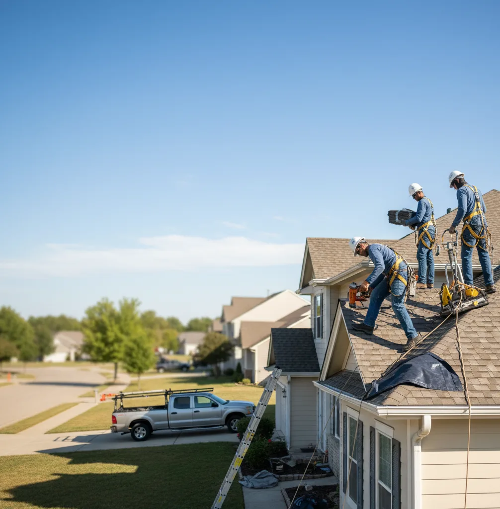 Flat Roof Repair in Crystal, MI